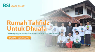 Wakaf Rumah Tahfidz