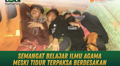 Tidur Hanya Beralaskan Lantai, Bantu Kebutuhan Kasur Para Santri