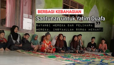 Berbagi Kebahagiaan, Santunan Untuk Anak Yatim Duafa
