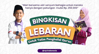 BERI HADIAH LEBARAN UNTUK SANTRI YATIM