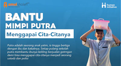 Kisah Putra Anak Yatim Bantu Ibu Jualan Gorengan yang Punya Mimpi Mulia