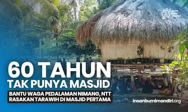 Masjid Pertama untuk Muslim di Dusun Nimang, NTT