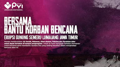 Bantu Korban Erupsi Gunung Semeru