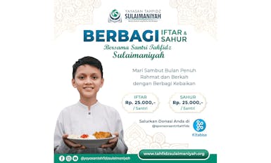 Iftar Sahur Bersama Santri Tahfidz Dhuafa