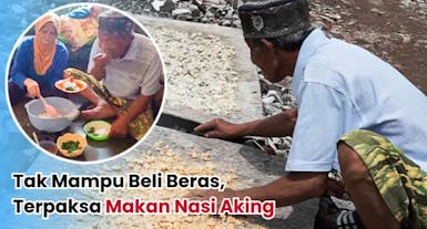 URGENT!! Lansia Dhuafa Makan Hanya dengan Nasi Aking, Yuk Beramal Jariyah Sekarang