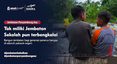Patungan Bangun Jembatan Bagi Warga Cibalong Garut yang memprihatinkan!