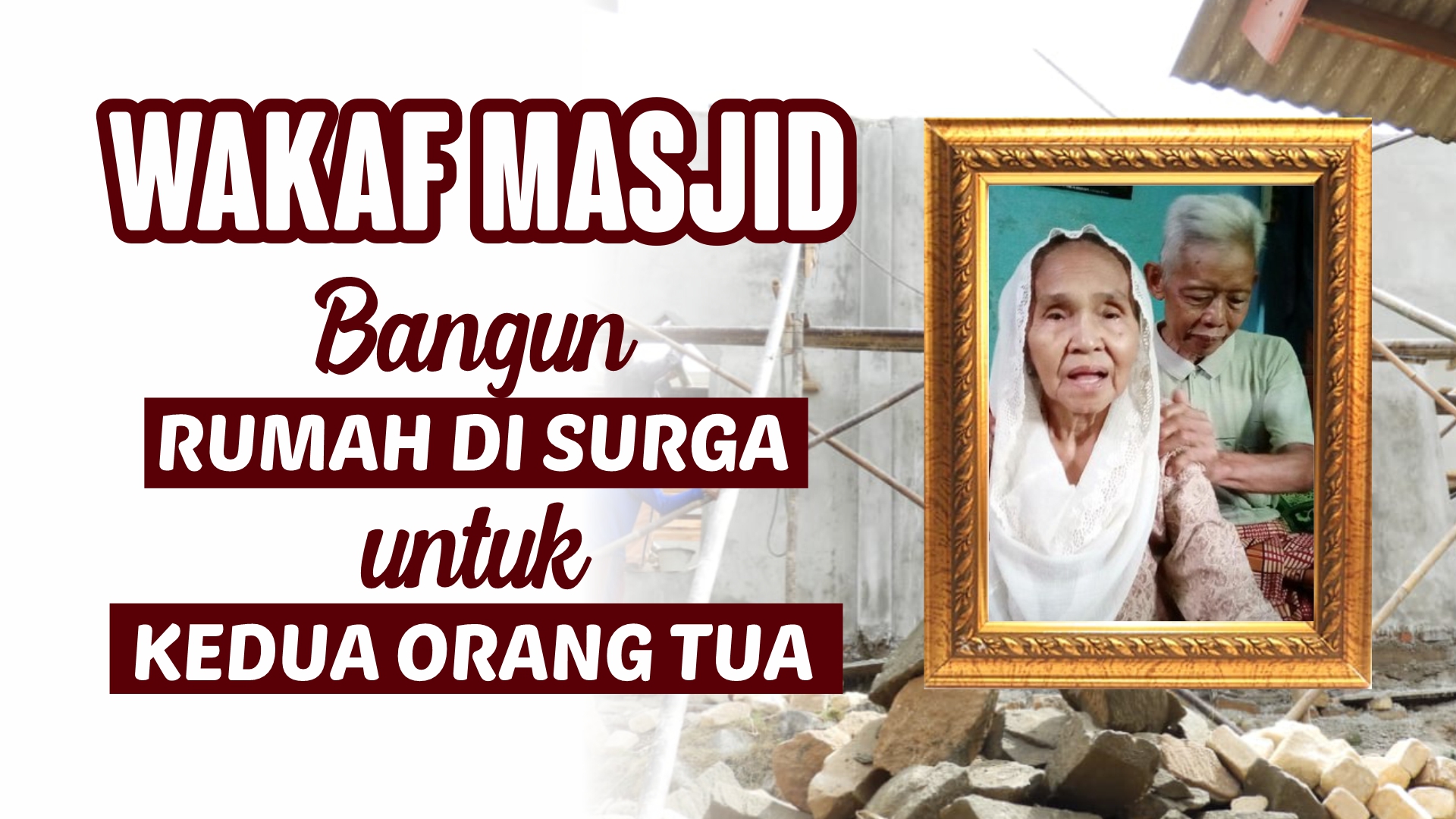 WAKAF MASJID atas nama Orang Tercinta Bangun Masjid Cikaret