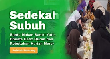 Bantu Makanan Layak Buat Santri Panti Asuhan Hapiz Yatim