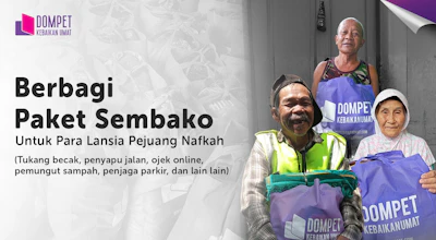 Bingkisan Kebaikan Untuk Sejahterakan Masa Tua Lansia Dhuafa
