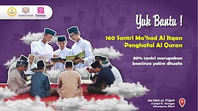 SEDEKAH PAGI Support Santri Penghafal Al-Qur'an