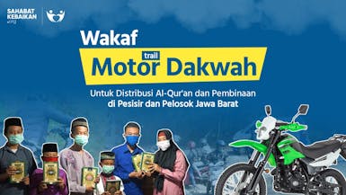 Patungan Wakaf Motor untuk Distribusi Al-Qur’an dan Operasional Dakwah di Pesisir dan Pelosok Jawa Barat