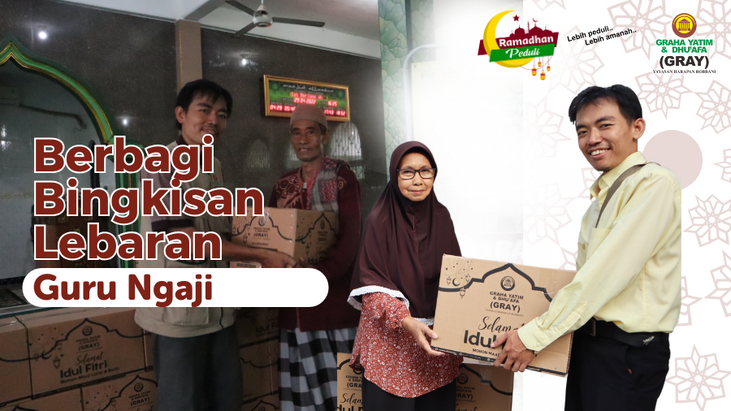 Berbagi Bingkisan Untuk Guru Ngaji