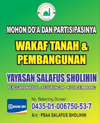 Waqaf pembebasan lahan asrama panti asuhan