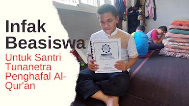Gerakan Beasiswa Tahfidz untuk Tunanetra