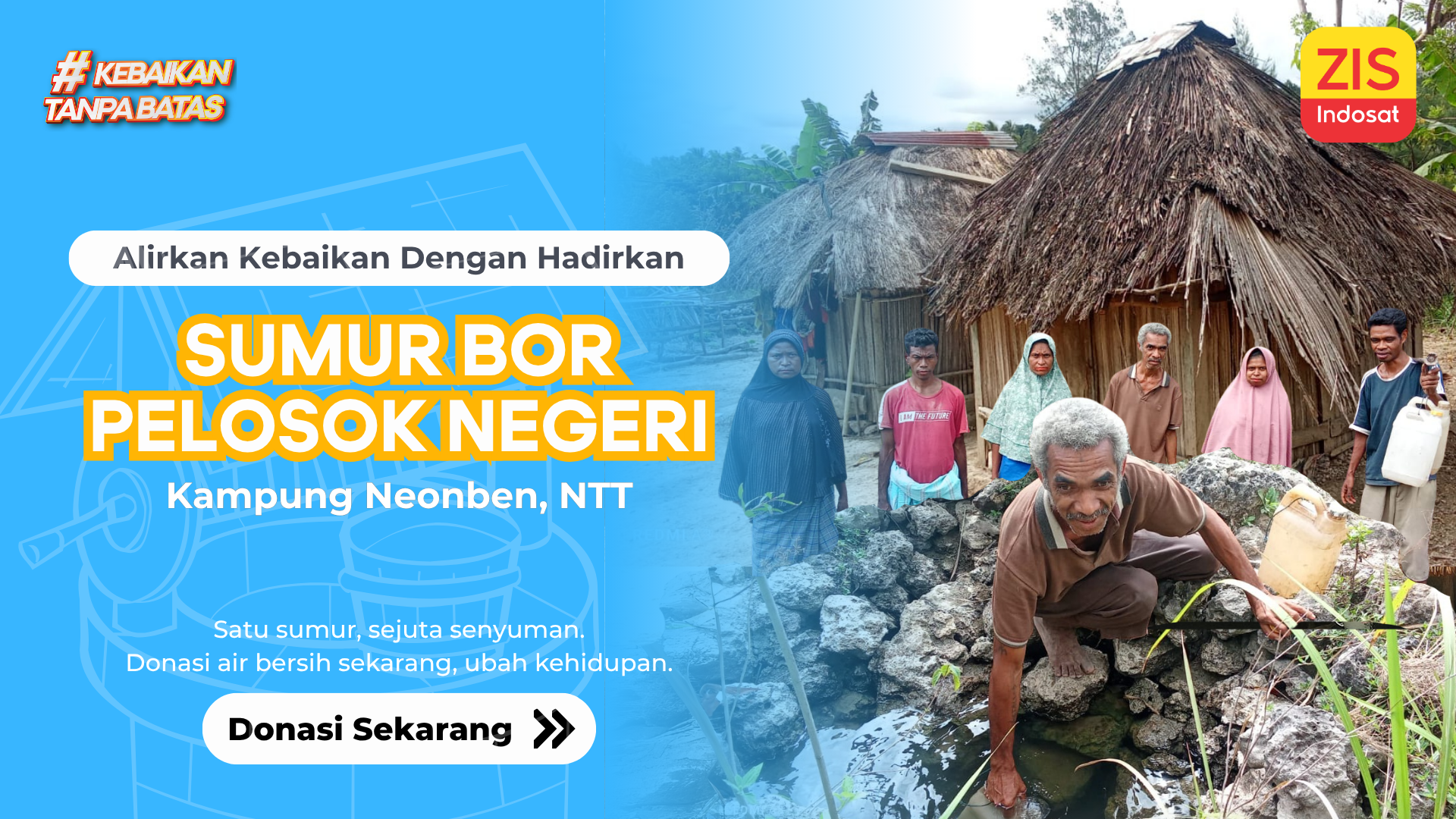 Wujudkan Sumur Bor Pelosok Negeri di Kampung Neonben, NTT