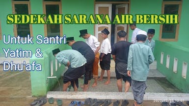 Wakaf Abadi, Bantu Wujudkan Sarana Air Bersih Santri Hapiz Quran Panti Asuhan