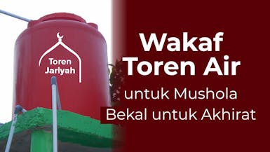 Wakaf Mesin Pompa Air Keran Toren Pipa Air