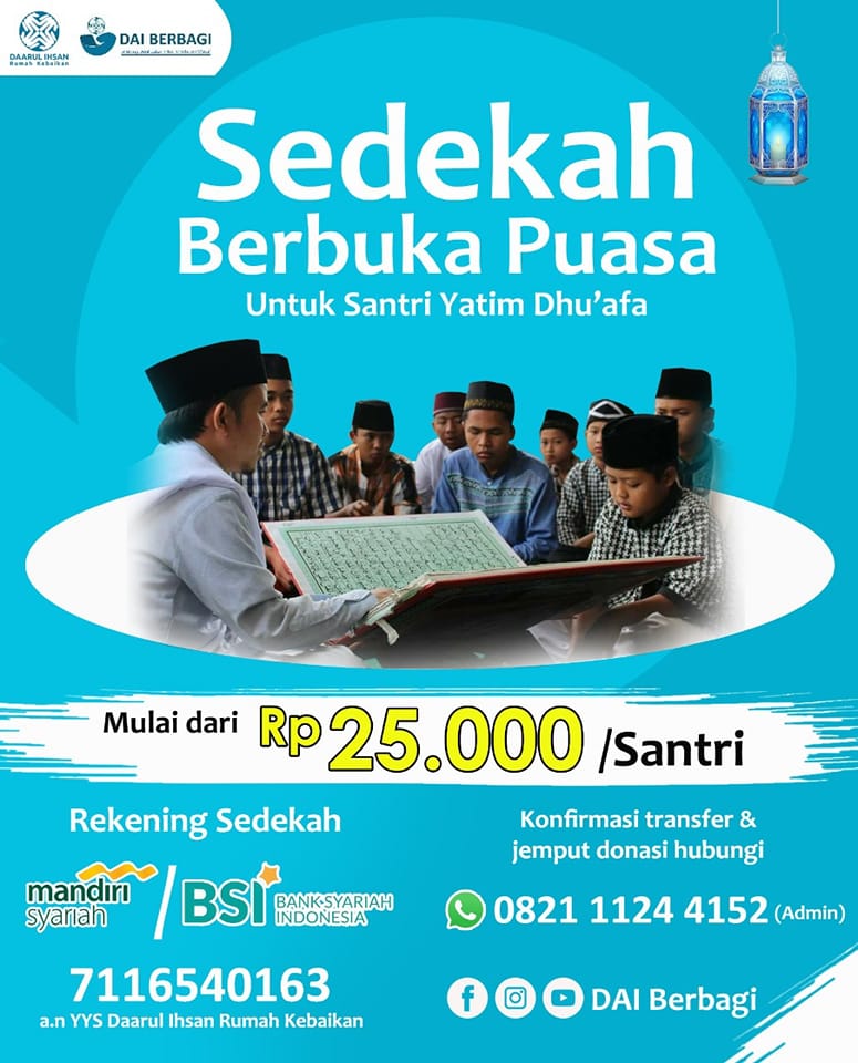 Sedekah Berbuka Puasa Sunnah Santri Yatim Dhuafa
