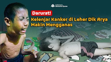 Bantu Dik Arya Sembuh dari Kanker Pembuluh Darah