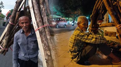 Bantu Pedagang Lansia Jalanan