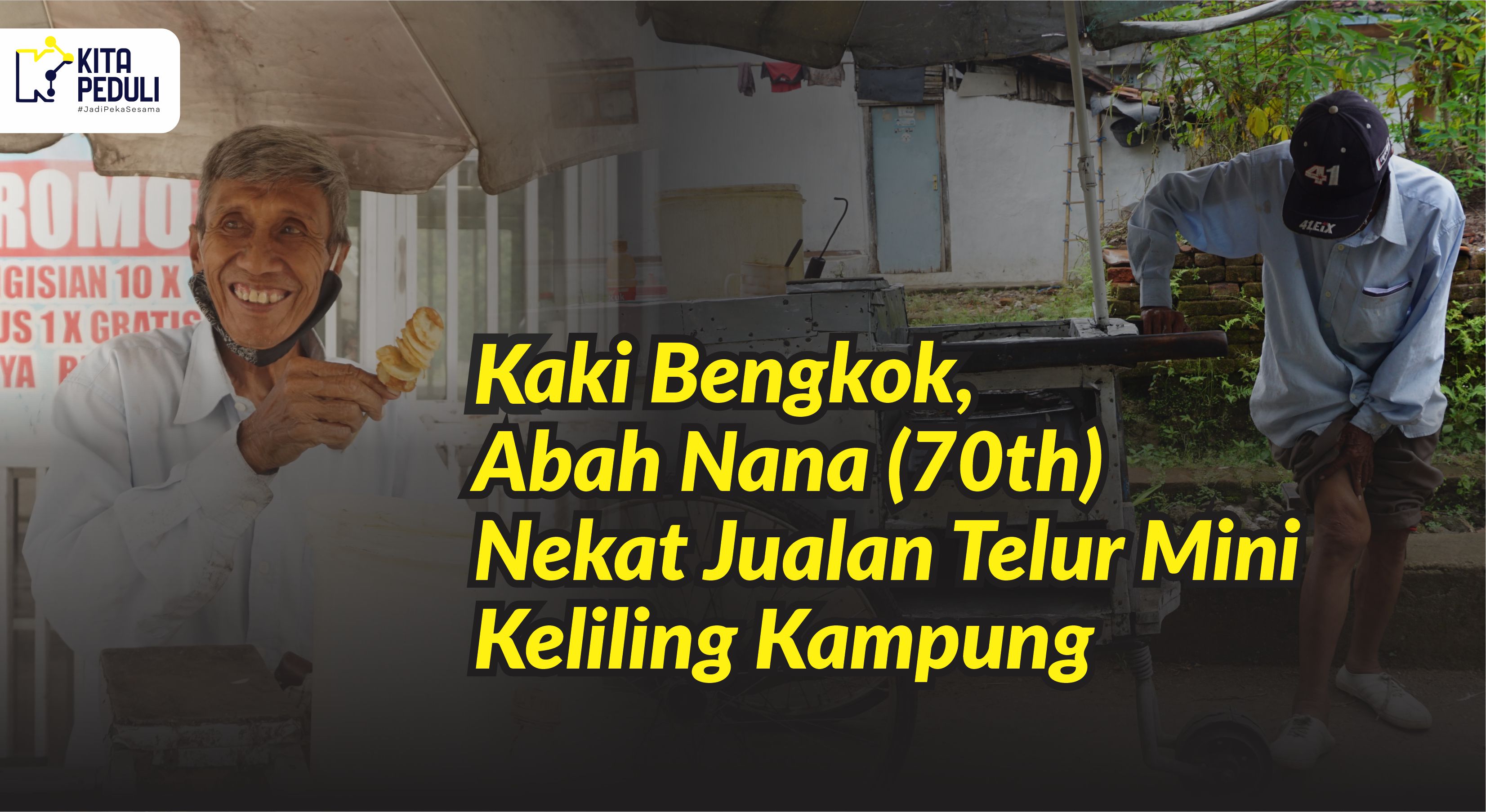 Untung 200 Perak! Bantu Abah Penjual Telur Mini Jemput Rezeki