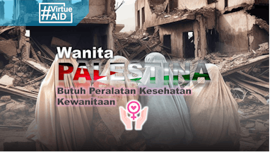 Bersama Jaga Kesehatan Wanita Palestina