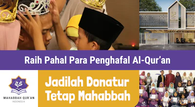 Jadilah Donatur Tetap untuk Mendukung Dakwah di Rumah Tahfizh Mahabbah Setiap Bulannya