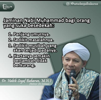 Donasi pangan para penghapal quran