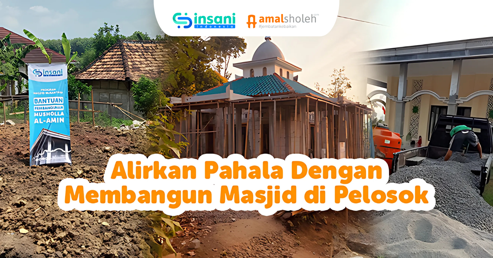 PAHALA JARIYAH BANGUN MUSHOLLA PEDALAMAN