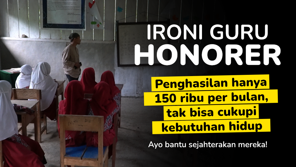 Sedekah Bahagiakan Guru Honorer