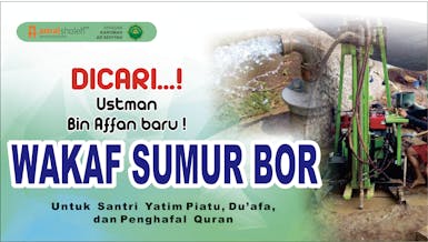 Wakaf Sumur Bor: Masjid dan Pesantren Tahfidz Al-Quran 30 Juz