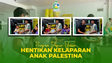 Hentikan Kelaparan Anak Palestina