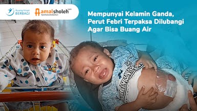 Mempunyai Kelamin Ganda, Perut Febri Terpaksa Dilubangi Agar Bisa Buang Air