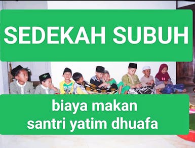 Gerakan sedekah subuh untuk makan anak yatim