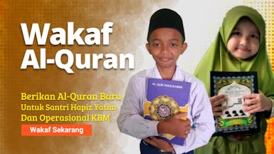 Berikan Al Quran Baru Untuk 300 Hapiz Yatim