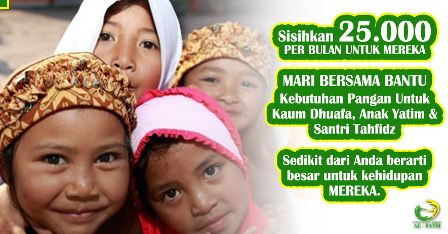 Gerakan Infak Beras Rumah Sedekah Alfath