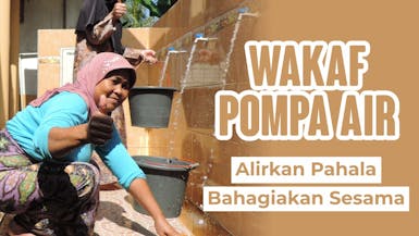 Wakaf Shubuh Wakaf Pompa Keran dan Toren Air Masjid dan Pesantren