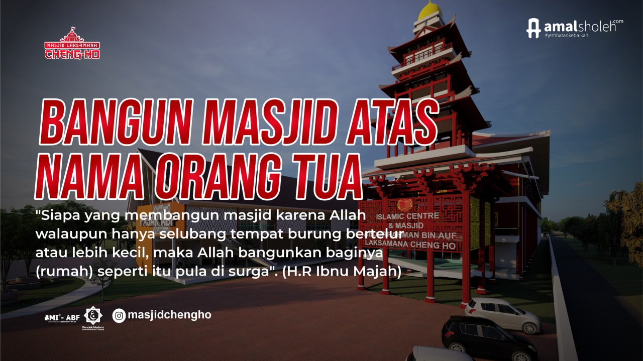 Wakaf Bangun Masjid Atas Nama Orang Tua