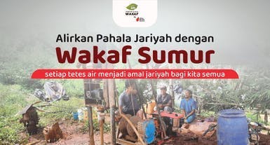 Wakaf sumur atas nama orang tua