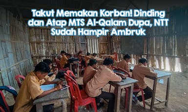 Patungan Bangun Satu-satunya Sekolah Islam di Kampung Dupa, NTT