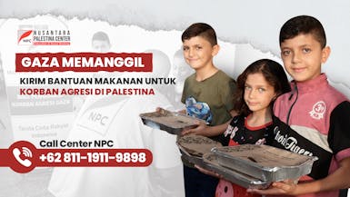 BANTU KORBAN AGRESI DI PALESTINA DENGAN DONASIMU