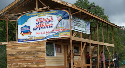 Gotong Royong Bangun Ponpes Manahijussadat 3 Salimpaung Untuk Mencetak Calon Ulama Islam dari Tanah Minang