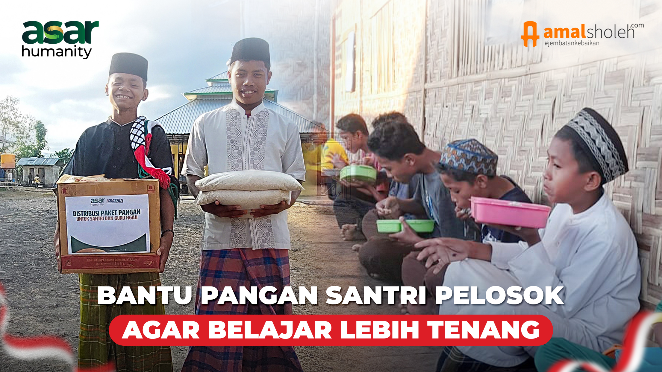 MIRIS! Nyatanya Masih Banyak Santri Meringkuk Kelaparan