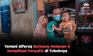 Temani Alfaruq Berjuang Lawan 6 Komplikasi Penyakit di Tubuhnya