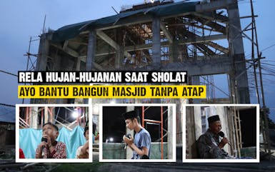 Bangun Masjid Tanpa Atap