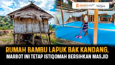 Bantu Keluarga Marbot Bangun Tempat Berlindung