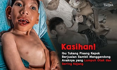 Bantu Dik Zaky Dapatkan Terapi Lumpuh Otak