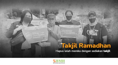 Berbagi Takjil untuk Ojol dan pemulung
