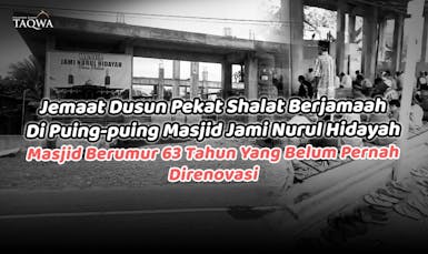 Bangun Satu-satunya Masjid di Dusun Pekat, Jami Nurul Hidayah