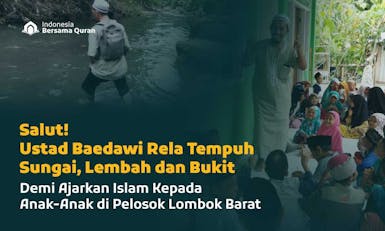 Hadiahkan Ustad Baedawi Motor Dakwah untuk Mengajar